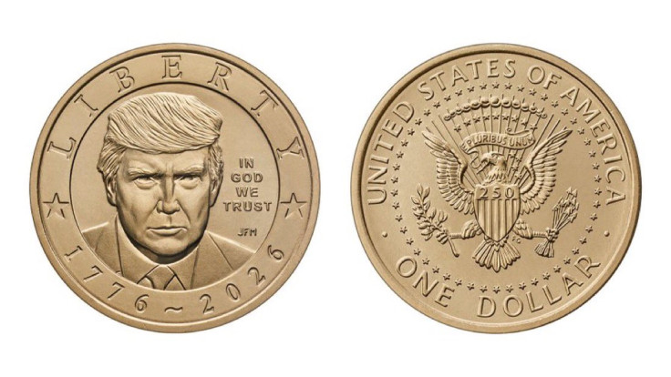 Treasury Unveils New $1 Gold Coin Featuring Trump's Face for