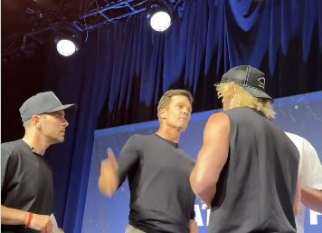 Tom Brady Slaps Logan Paul Onstage at Fanatics Fest as