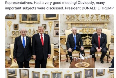 Trump Hosts Netanyahu at White House for Closed-Door Talks Focused