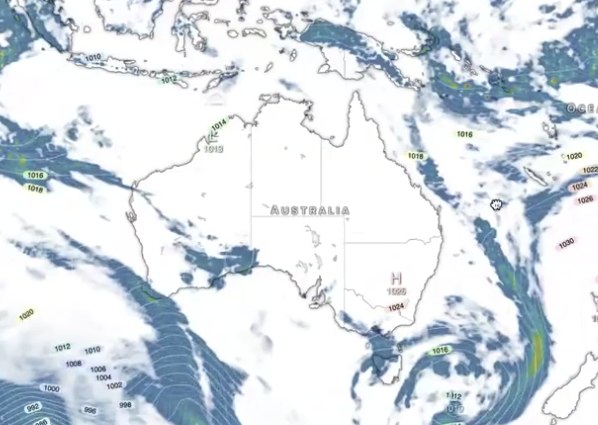 Antarctic Cold Front to Bring Hail, Snow and Damaging Winds 