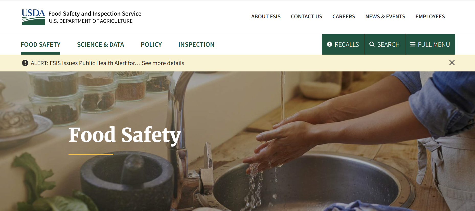 U.S. Department of Agriculture's Food Safety and Inspection Service, known 