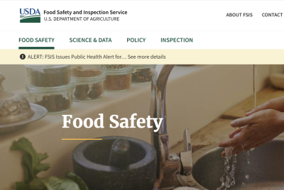 U.S. Department of Agriculture's Food Safety and Inspection Service, known