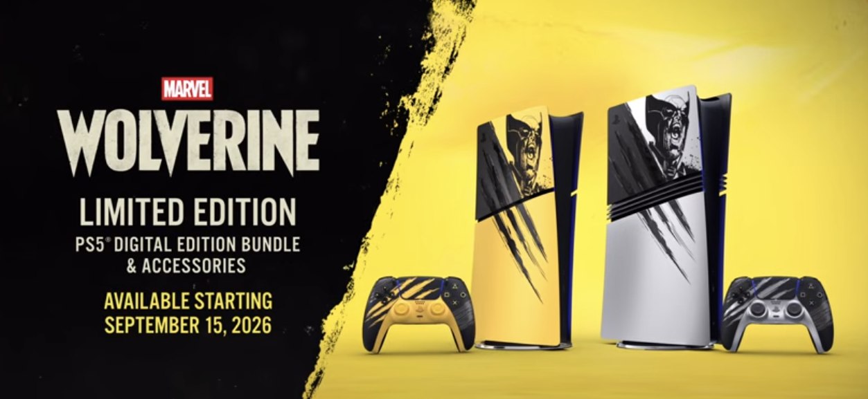 Sony Unveils Yellow Wolverine-Themed PS5 Console Bundle Ahead Of Insomniac's 