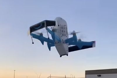 Amazon Delivery Drone Drops Texas Woman's Package Into Pool as