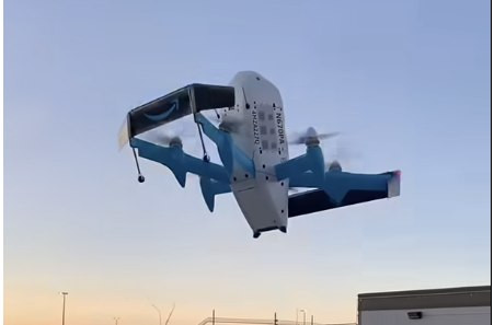 Amazon Delivery Drone Drops Texas Woman's Package Into Pool as