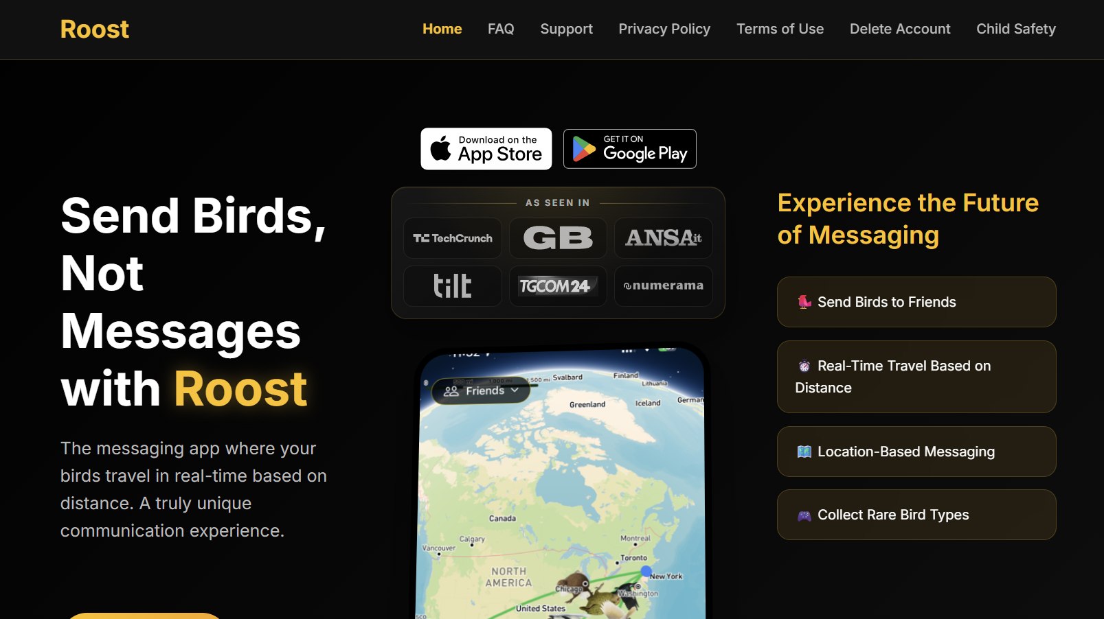Carrier Pigeon Apps Roost and Carrier Pidge Surge in Popularity 