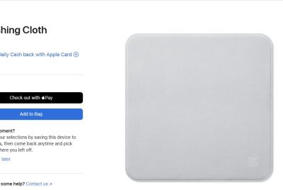 Apple Launches Updated Polishing Cloth at $9, Half the Price