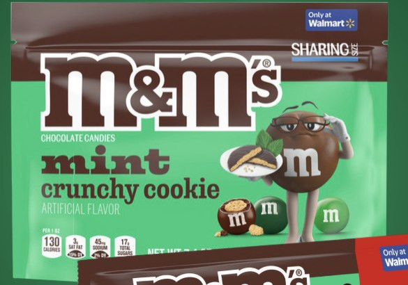 New M&Ms Mint Crunchy Cookie Flavor Launches Exclusively at Walmart,