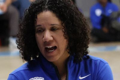 Team USA head coach Kara Lawson