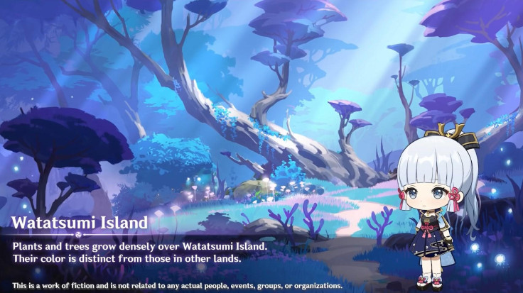 Concept art for Inazuma's Watatsumi Island in Genshin Impact as shown in a previous devstream
