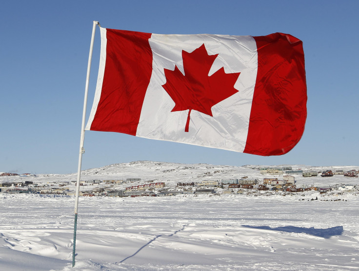 Canadian Flag in Nanavut