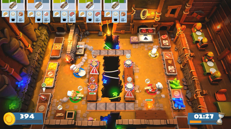 Overcooked features over 200 levels that each have unique layouts and challenges
