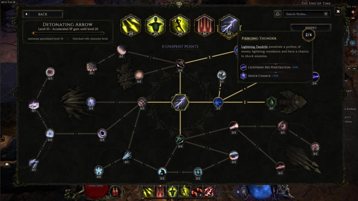 Last Epoch's skills can be specialized to obtain new and powerful effects
