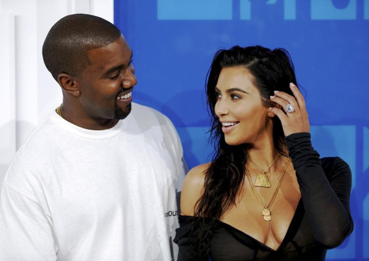 Kanye West and Kim Kardashian