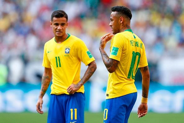 Philippe Coutinho and Neymar