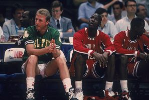 Michael Jordan Larry Bird