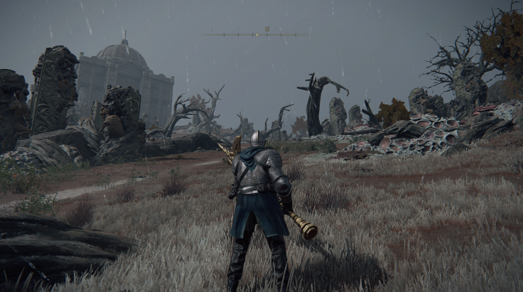 The hillside by the Bestial Sanctum contains small enemies that drop generous amounts of Runes - Elden Ring