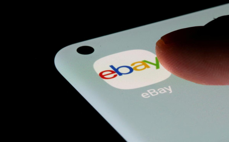 The eBay app is seen on a smartphone in this illustration taken