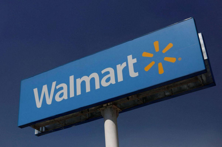 A Walmart sign is pictured at one of their stores in Mexico City