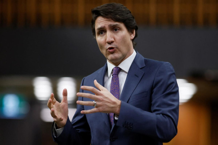 Canada's Prime Minister Justin Trudeau speaks during Question Period in the House of Commons on Parliament Hill in Ottawa