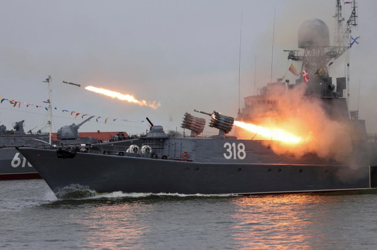 Russian Navy Day parade in Baltiysk